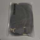 FEIBOON Spacious Nylon Crossbody Bag Bum Bag Handbags Wallets Purses Trendy Shoulder Bag for Women (Black)