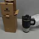 STANLEY Quencher ProTour Flip Straw Tumbler with Leakproof Lid | Built-In Straw & Handle | Cupholder Compatible for Travel | Insulated Stainless Steel Cup | BPA-Free (20 Ounces, Black Fade)