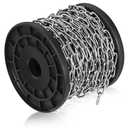 Stainless Steel Chain Chain Tool, 50ft Stainless Steel Chain Hanging Chain Tool, Jack Small Stainless Chain Tool DIY Metal Chain Tool Can Be Used for Lighting, Bird Cages, Doorplates