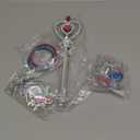 Princess Pretend Jewelry Toy 48 Pcs Jewelry Dress Up Play Set for Girls Included Tiaras Necklaces Wands Rings Earrings and Bracelets, Kids Play Jewelry Set for Girls