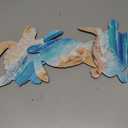 3 Pcs Summer Coastal Wall Decor Beach Wall Art Blue Sea Turtle Surfboard Seahorse Starfish Seashell Conches Crabs Sea Life Decor for Bathroom Bedroom Home (Fresh Turtle Style)