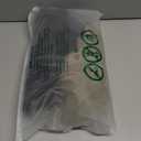 OQQ Women's 2pcs Bodysuits Sexy Ribber One Piece square Neck Long Sleeve Tops, Medium, Green And Black