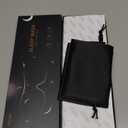 MZOO Luxury Sleep Eye Mask for Side Sleeper Men Women, Zero Eye Pressure 3D Sleeping Mask, Light Blocking Patented Design Night Blindfold, Soft Eye Shade Cover for Travel, Black