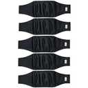 5 Pack Dog Diapers Male Reusable, Premium Belly Bands for Male Dogs, High Absorbing Pee Wraps for Doggie in Incontinence and Training Black XXL