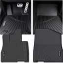 Front Floor Mats for KIA Carnival Gas 2026 2025 2024 2023 2022 (Not Hybrid) TPE All Weather Rubber Liners Waterproof Odorless Anti-Slip Car Front Liners - Fit LXLXSEXSXSX Prestige for Carnival
