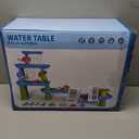 3-Tier 4 Areas Water Table for Kids 3-5, Summer Outdoor Beach Sensory Activity Playset Kids Sand and Water Table Toys, Birthday Gifts for Boys and Girls 3 4 5 6 7 8, Large