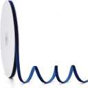 Jeuhoue Velvet Ribbon Navy Blue, 1/4 Inch x 20Yd, Perfect for Christmas Gift Wrapping, Floral Bouquets, Home Decor, Party DIY Decorations (1/4" x 20Yd Navy Blue)