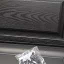 Exterior Solutions Standard Raised Panel Exterior Vinyl Shutter, Black (Pair), 15 Inch x 39 Inch