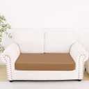 Smiry Printed Couch Cushion Covers, Stretch Soft Couch Covers for Sofa, Washable Non-Slip Sofa Slipcover Furniture Protector for Indoor and Outdoor (Medium, Camel)