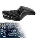 Two up Seat, Driver+Passenger Seat Cushion, Stepped Type, For Harley-Davidson Sportster Iron XL883 XL1200 (2004-2006)&(2010-2022) / Half Diamond/Suitable for 4.5 GAL