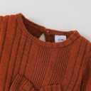 SUNNY PIGGY Baby Girl Clothes Infant Newborn Outfits Romper 0-18 Month Toddler Girls Clothing Pant Set (Orange)