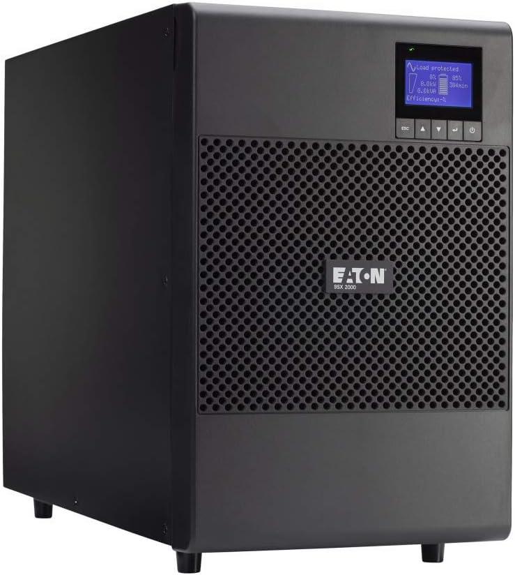 Eaton 9SX 2000VA 1800W 208V Online Double-Conversion UPS - 8 C13 Outlets, Cybersecure Network Card Option, Extended Run, Tower