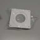 Dryer Vent Wall Plate with Quick Connect & Disconnect, Twist Lock Dryer Vent Connector Kit, 4 Inch Dryer Duct Connector Flange, for Wall Exhaust Vent, Ceiling or Warmhouse Air Circulation (No Hoses)