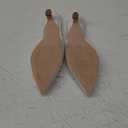 Coutgo Womens Kitten Heels Mules with Bow Satin Slip on Pumps Closed Pointed Toe Dress Wedding Party Shoes 6.5