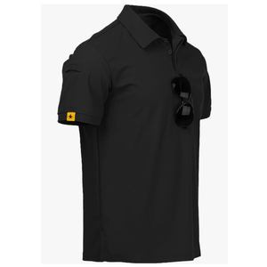 ZITY Mens Polo Shirt Short Sleeve Sports Tactical T-Shirt Athletic Golf Polos Daily Casual Stylish Collared Shirts for Men, XL