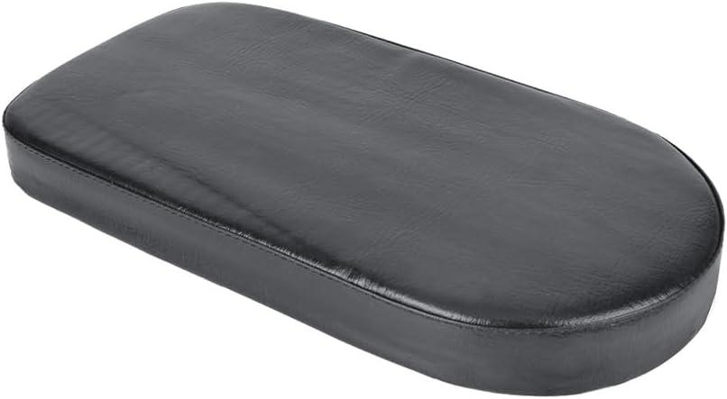 Tiiyee Bicycle Manned Cushion, Rear Bike Seat Cushion Back Comfortable Saddle Shelf Seat Wide Soft Pad Comfort Long Replacement for Ebike Men Women Adults School Sports Trail Riding Carrier