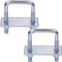 Leaf Spring Clamp Kit Fits Leaf Springs Up To 2.5 Wide, Locks Leaf Springs Together For Stabilizing,Provides Better Control of Axle Torque pack of2