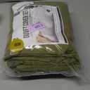 Utopia Bedding Duvet Cover Queen Size - 3 Piece with Zipper Closure - 1 Comforter Cover 90X90 Inches & 2 Pillow Shams 20X26 Inches (Olive) Comforter Not Included