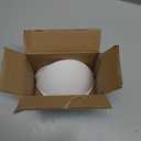 4-Pack Stick-On Half Shades for Recessed Ceiling Lights Glare Blocker & Light Diffuser Covers, Easy Installation, White