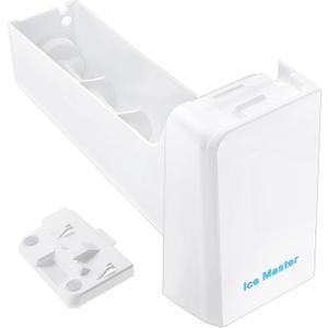 Upgraded DA97-14474C Ice Bucket Compatible with Samsung Ice Maker DA97-14474A Samsung Ice Bucket Replacement DA97-12604D RF28HMEDBSR RF265BEAESR RF263BEAESR RF25HMEDBSR Ice Maker Tray Ice Container