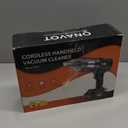 Handheld Vacuum Cleaner Cordless- 35000PA Strong Suction for Car & Home, Car Vacuum Portable Rechargeable Lightweight for Pet Hair with HEPA Filter, Quick Clean in Office/Desk/Couch (Black)