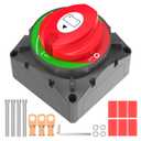 1-2-Both-Off High Current Battery Switch 600A 12-48V Master Cut Disconnect Switch Isolator for Truck Car Vehicle RV Marine Boat