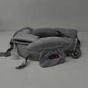 Momcozy CozyPro Nursing Pillow - All Around Lumbar & Arm Support - Safety Fence, Firm & Springy Memory Foam-Stable, Ergonomic Support, Easier Breastfeeding, Wider Cushion, Adjustable, Removable Cover