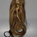 Ponytail Extension  16 Claw Clip in Ponytail Hair Extensions Natural Soft Synthetic High Pony Tail Hairpieces for Women (Honey Blonde with Highlights, 16 inch)