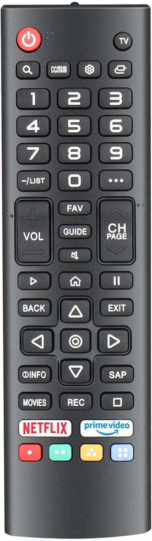 AKB76037002 Remote Control for RCA TV Remote Replacement - No Programming Needed Direct Use, Effortless Control for Various RCA TV Models RWOSU6547 RWOSU5549 RWOSU5847 RWOSU5047 RWOSU6547-B