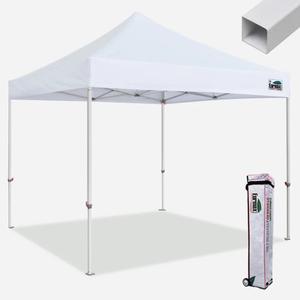 Eurmax USA Standard 10x10 Steel Canopy Tent, White