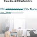TP-Link 2.5GB PCIe Network Card (TX201) PCIe to 2.5 Gigabit Ethernet Network Adapter, Supports Windows 11/10/8.1/8/7, Win Server 2022/2019/2016, Linux