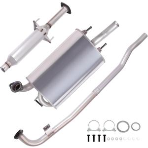 Exhaust Resonator Muffler Pipe System Replacement kit Compatible with 2002-2006 Camry 2.4L L4 engine，Muffler and Tail Pipe，Repklace OE: 48331,18885