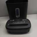 Amazon Basics 8-Sheet Cross Cut Paper Shredder and Credit Card Shredder - Black