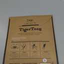 DOK TigerToes Premium Non-Slip Dog Socks for Hardwood Floors - Extra-Thick Grip That Works Even When Twisted - Prevents Licking, Slipping, and Great for Dog Paw Protection (Cool Caramel, Small)