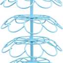 KIMIUP Coffee Pod Holder, Coffee Pod Storage Compatible with K-Cups(36 Pods), Kitchen Detachable Coffee Station Organizer, Spins 360-Degrees(Light Blue)