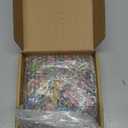 96 Pcs Mini Axolotl Keychain Resin Axolotl Party Favors Luminous Animal Figures Key Chain Tiny Glow in the Dark Animal Pendant Accessories Bulk for Key Backpack,Birthday Party Favor