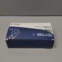 Cotton Compression Socks for Women&Men 15-20mmHg Knee High Cute Support Sock for Nurses, Pregnant Women, Travel (Large-X-Large, 3 Pairs-Pinstripe)