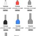 Lytool Wire-Ferrule Kit 1200pcs:Ferrule-Connectors, Double Ferrules Terminal Set, Insulated Ferrule Crimp Pins, Single Line Ferrules and Twin Wire Ferrule Set, AGW 23-6