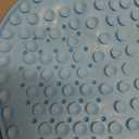 BESKAR Larger Foot Scrubber Mat with Non-Slip Suction Cups- Cleans, Smooths, Exfoliates & Massages Without Bending, Circulation & Soothes Tired Feet, Great for Shower or Bathtub (Blue)