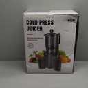 Juicer Machines with 5.8" Large Feed Chute, Cold Press Juicer for Whole Vegetables and Fruits 400W, Slow Masticating juicer Easy to Clean Juice Extractor Machine High Juice Yield (Titanium Gray)