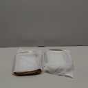 Wedama TSA Approved Toiletry Bag, 2 Pack Clear Makeup Bags with Handles, Quart Size PVC Clear Cosmetic Bags for Women and Men, Carry on Airport Airline Compliant Bag, Brown