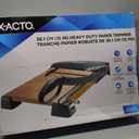 X-ACTO Heavy Duty Wood Guillotine Paper Trimmer, 15" Cutting Surface - Durable, Precise, Designed for School and Work Settings