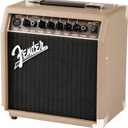 Fender Acoustasonic Guitar Amp for Acoustic Guitar, 15 Watts, with 6 Inch Speaker, Dual Front-Panel inputs, 11.5H x 11.19W x 7.13D Inches, Tan