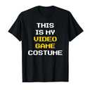 This is My Video Game Halloween Costume Funny Gamer Gaming T-Shirt, M