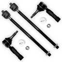 Torsiva 4PCS Front Outer Inner Tie Rod End Link Compatible with Chrysler 2011 2012 2013 2014 300, for Dodge 2011-2015 2016 2017 2018 2019 Challenger, 2011-2020 Charger OE# ES800986 EV800963