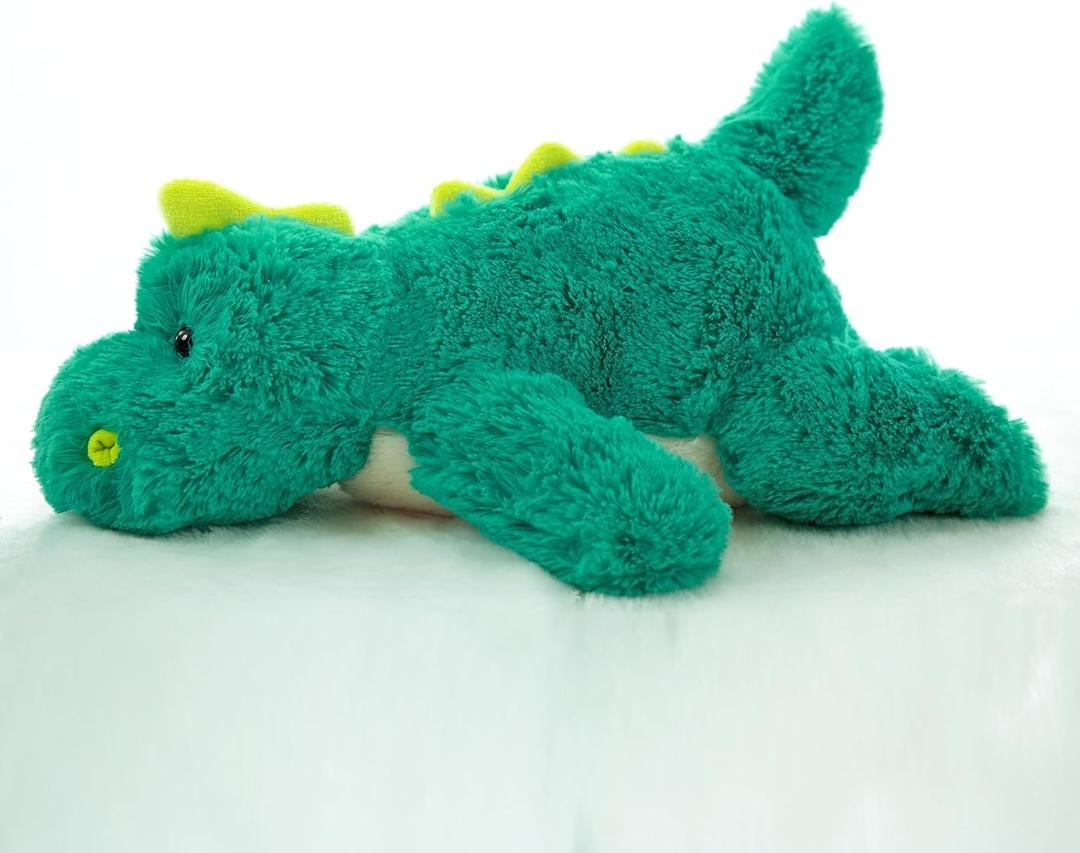 Weighted Stuffed Animals for Kids 1.2Lbs 15.7", Soft Weighted Dinosaur Stuffed Animal, Little Huggable Weighted Plushie for Kids