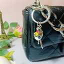 1 PCS Art Painter Palette Brush Keychain Key Ring Art Teacher Gifts from Student Gifts with Gift Bag