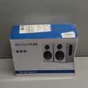 Sanyun SW208 3" Active Bluetooth 5.0 Bookshelf Speakers  60W Carbon Fiber Speaker Unit - Built-in 24bit DAC - Dynamic 3D Surround Sound  2.0 Computer PC Monitor Gaming Speakers (Pair, Black)