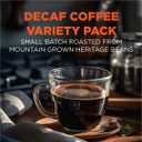 Maud's Decaf Coffee Pods Variety Pack, 80 ct, 9 Assorted Roasts & Flavors, Decaffeinated Medium Roast Coffee in Single Serve Pods - 100% Arabica Coffee, Compatible with Keurig K Cups Maker (EXP 06/16/28)