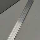 Aluminium Sliding Screen Door Track, Sliding Door Bottom Track, Sliding Door Track Replacement, Screen Door Track Repair, Terrace Screen Door Guide- Silvery Aluminium Alloy 100 Inch